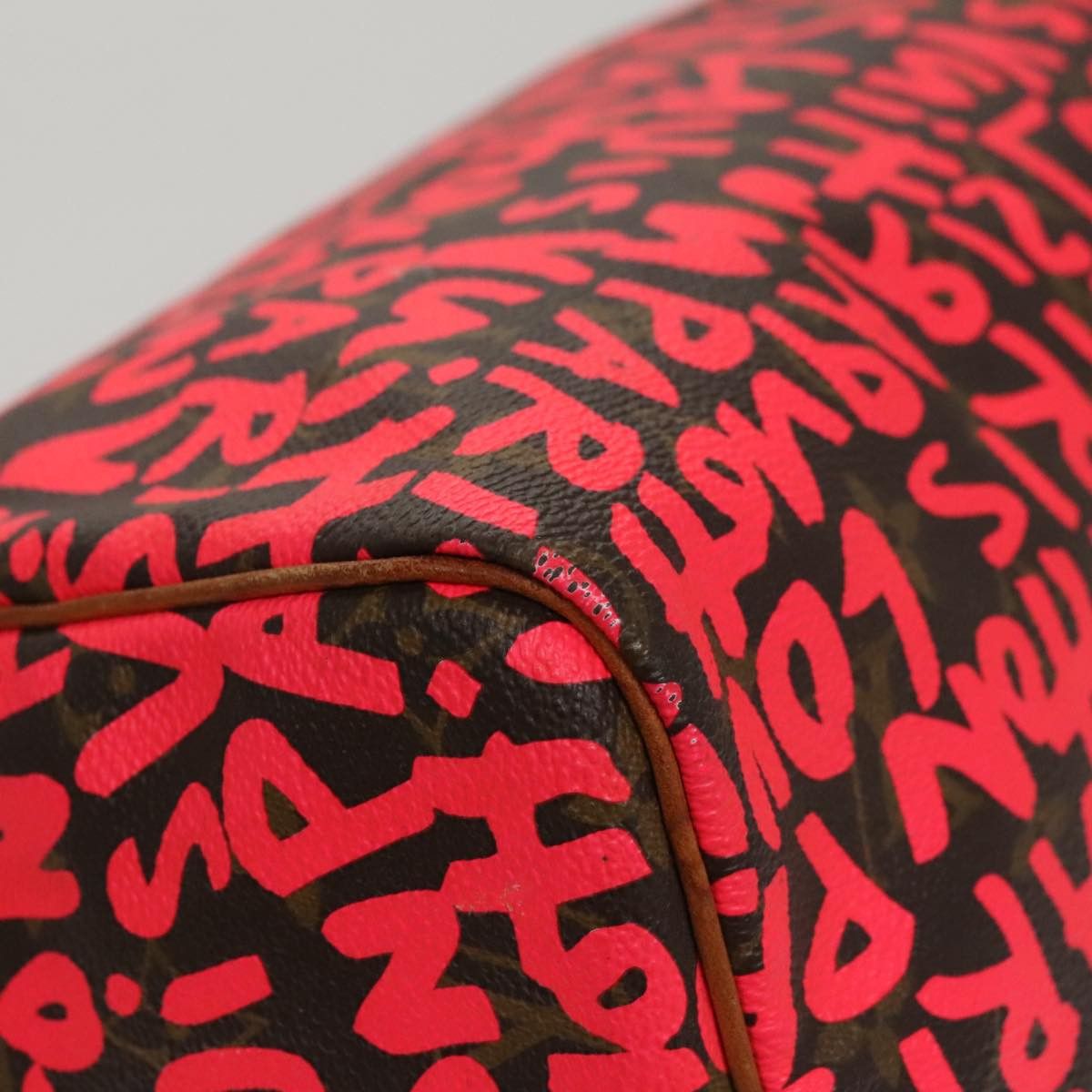 Louis Vuitton Speedy 30 Red Canvas Handbag (Pre-Owned) Size ONE SIZE - 20 Thumbnail