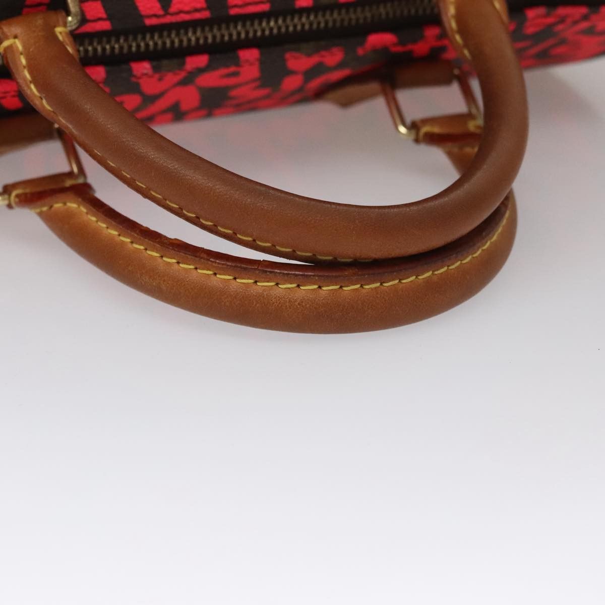 Louis Vuitton Speedy 30 Red Canvas Handbag (Pre-Owned) Size ONE SIZE - 5 Thumbnail
