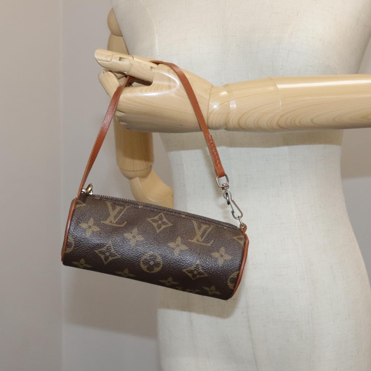 Louis Vuitton Mini Baby Papillon Brown Canvas Clutch Bag (Pre-Owned) Size ONE SIZE - 16 Thumbnail