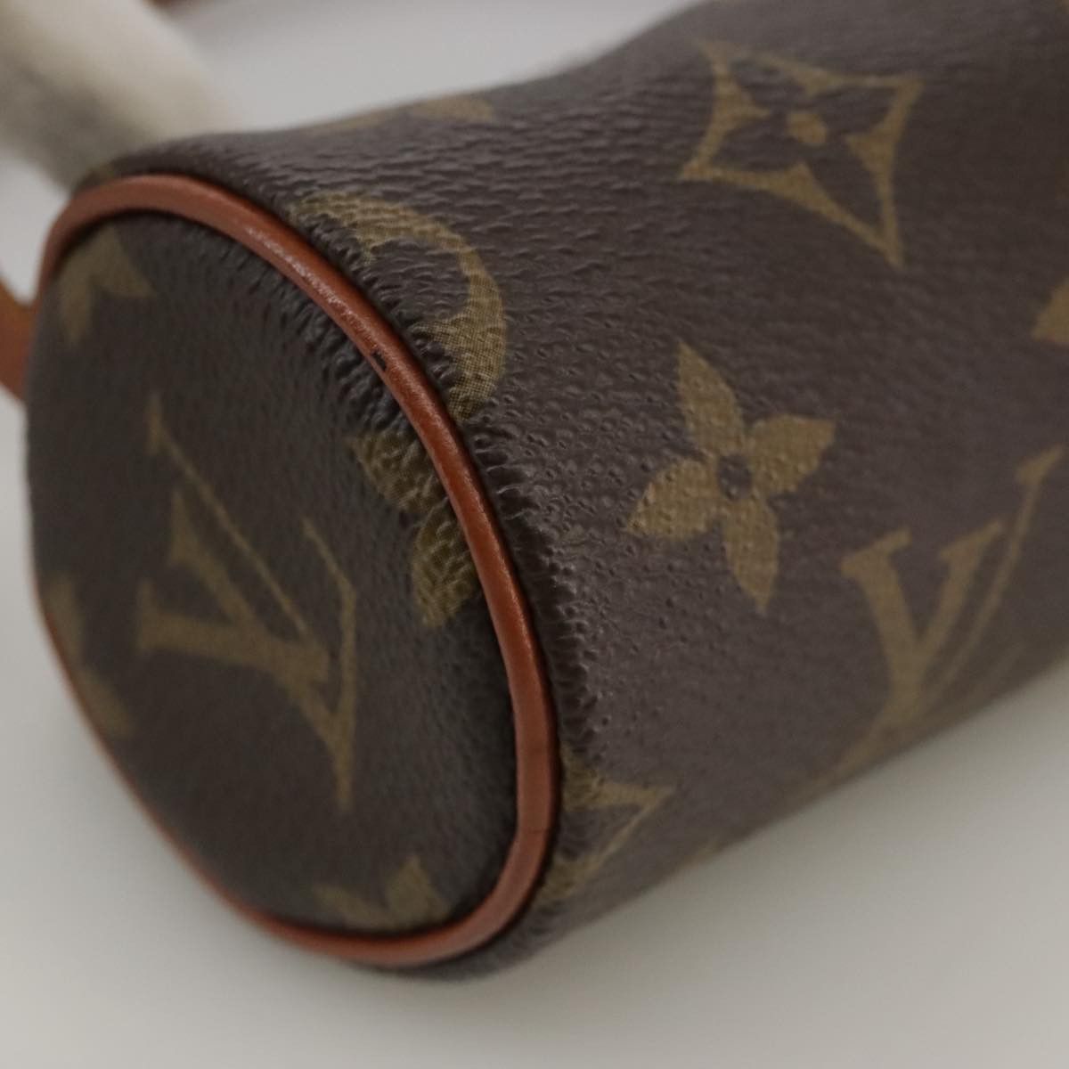 Louis Vuitton Mini Baby Papillon Brown Canvas Clutch Bag (Pre-Owned) Size ONE SIZE - 8 Thumbnail