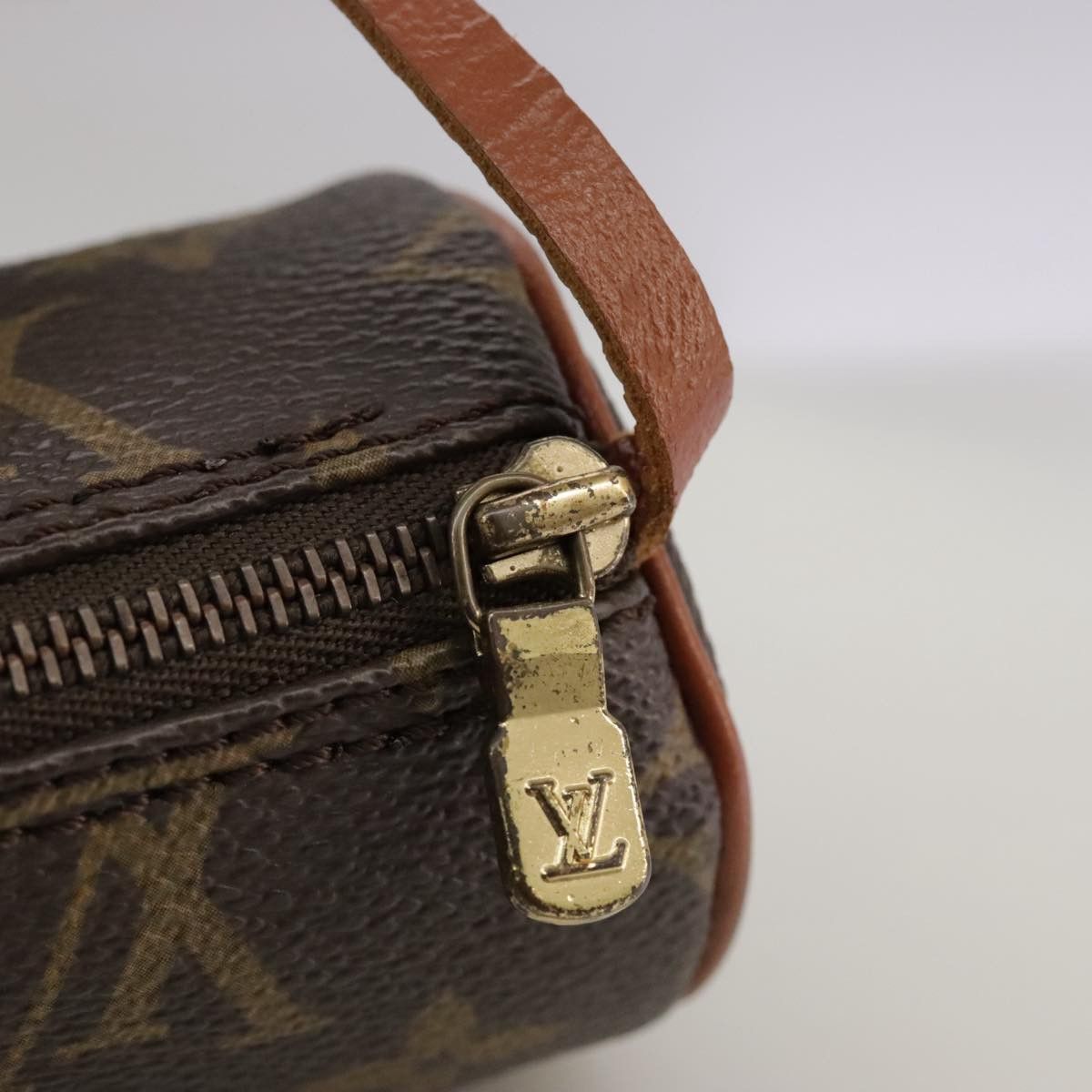 Louis Vuitton Mini Baby Papillon Brown Canvas Clutch Bag (Pre-Owned) Size ONE SIZE - 14 Thumbnail