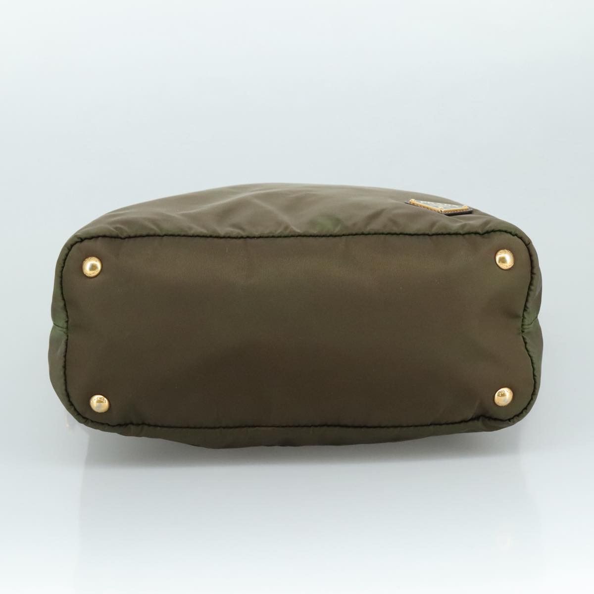 Prada Tessuto Khaki Synthetic Tote Bag (Pre-Owned) Size ONE SIZE - 6 Thumbnail