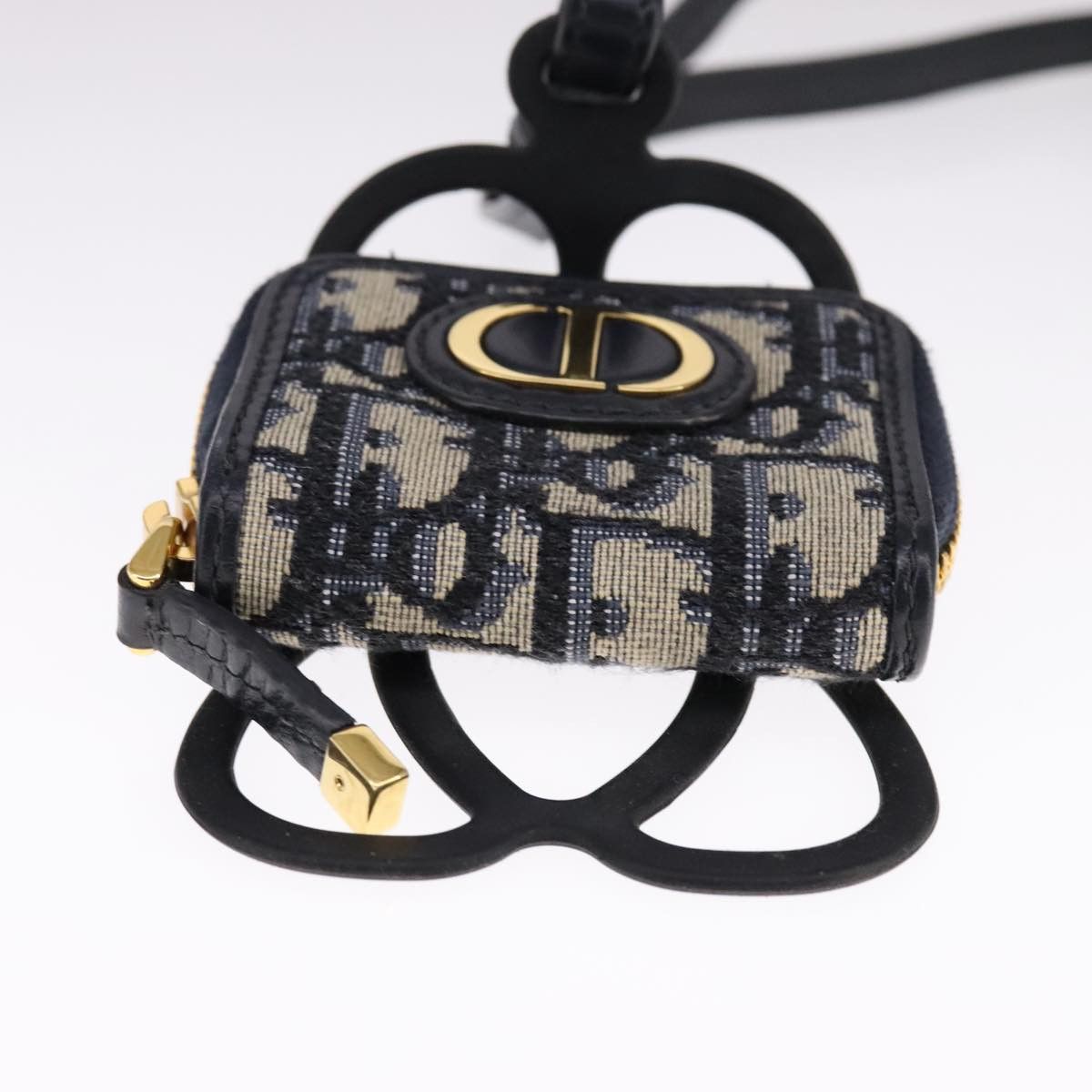 Dior Trotter Navy Canvas Wallet (Pre-Owned) Size ONE SIZE - 17 Thumbnail