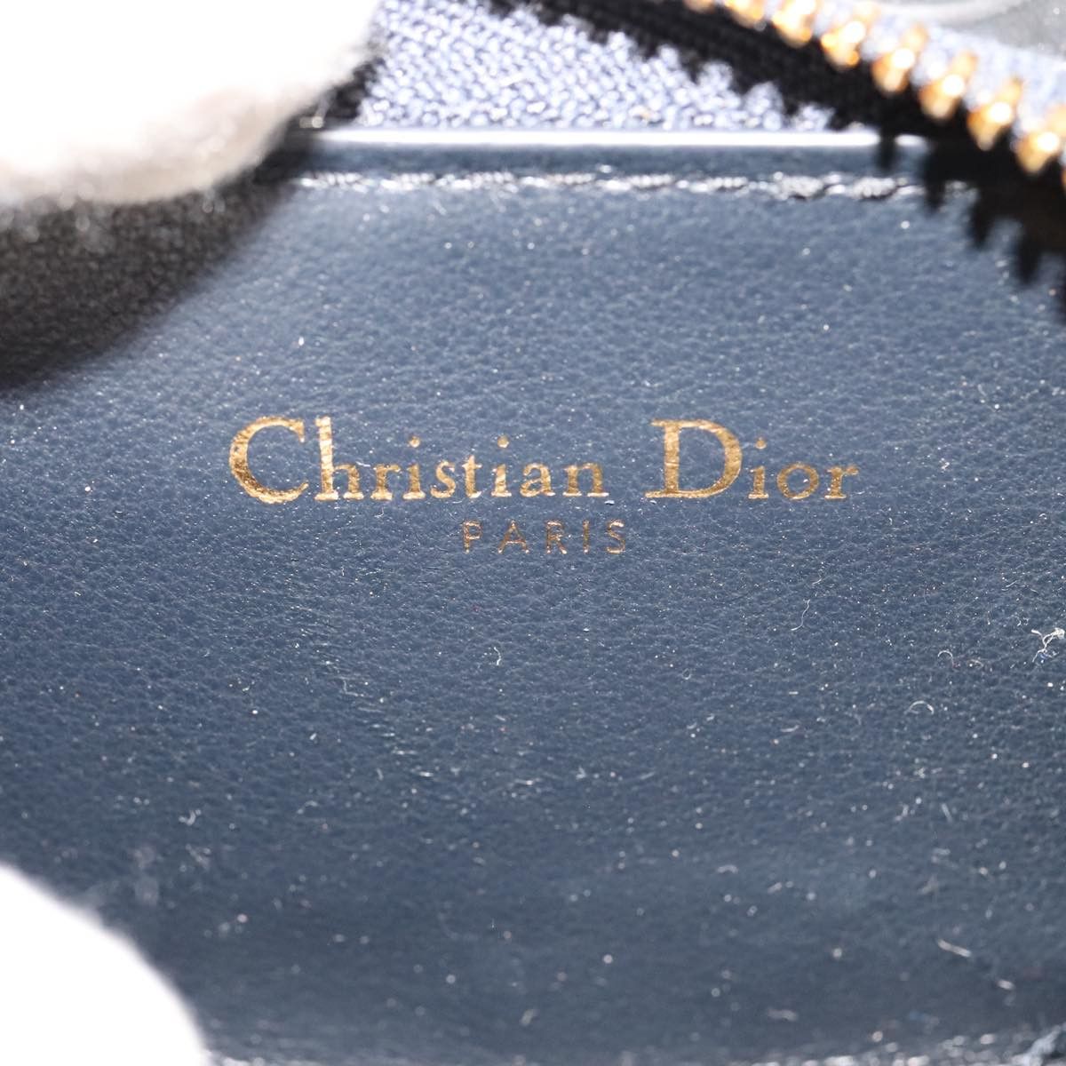 Dior Trotter Navy Canvas Wallet (Pre-Owned) Size ONE SIZE - 13 Thumbnail