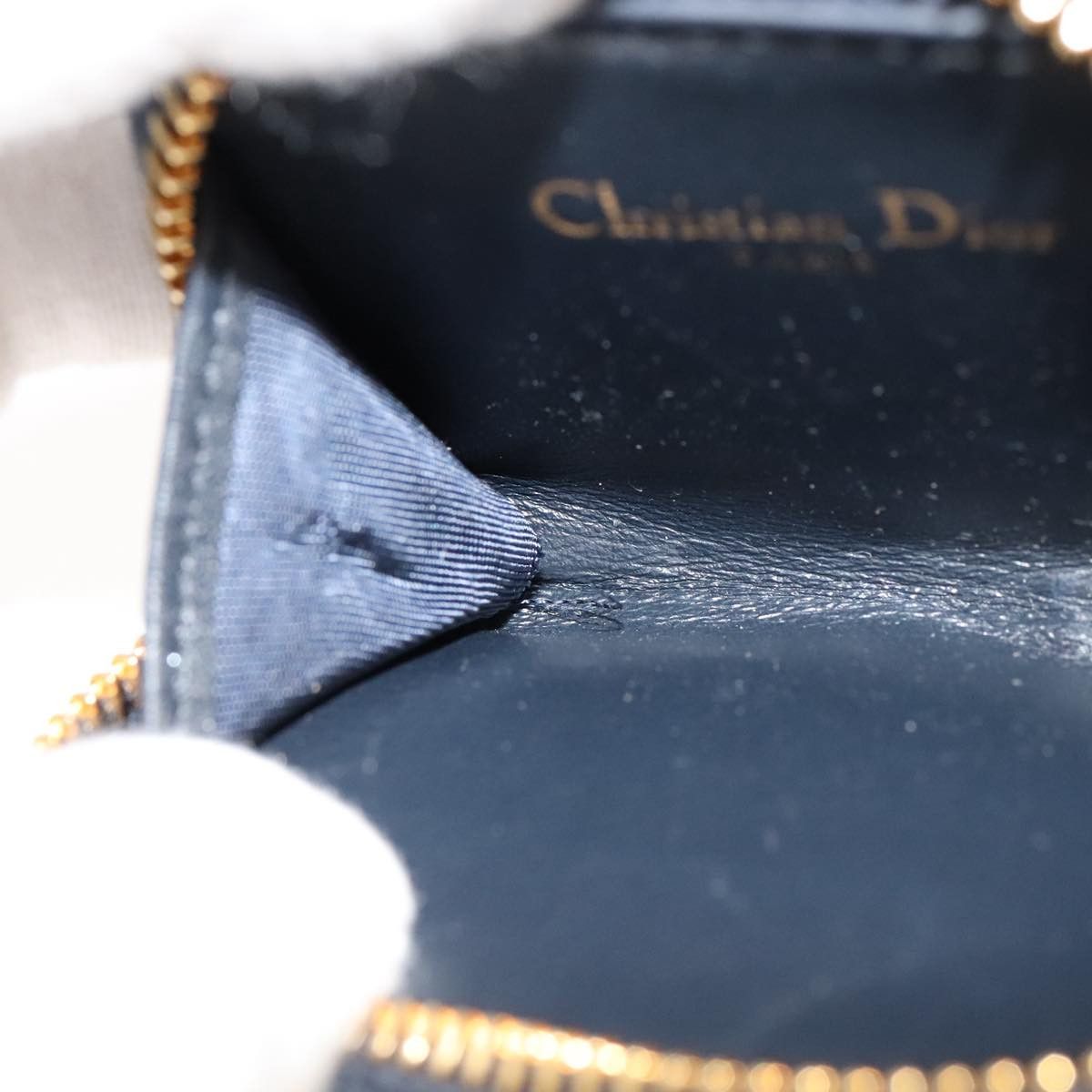 Dior Trotter Navy Canvas Wallet (Pre-Owned) Size ONE SIZE - 20 Thumbnail