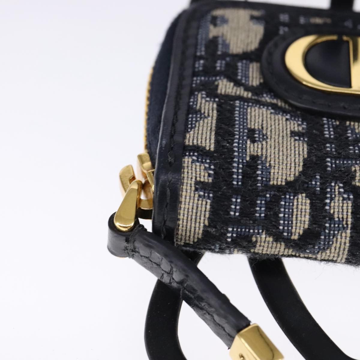 Dior Trotter Navy Canvas Wallet (Pre-Owned) Size ONE SIZE - 6 Thumbnail