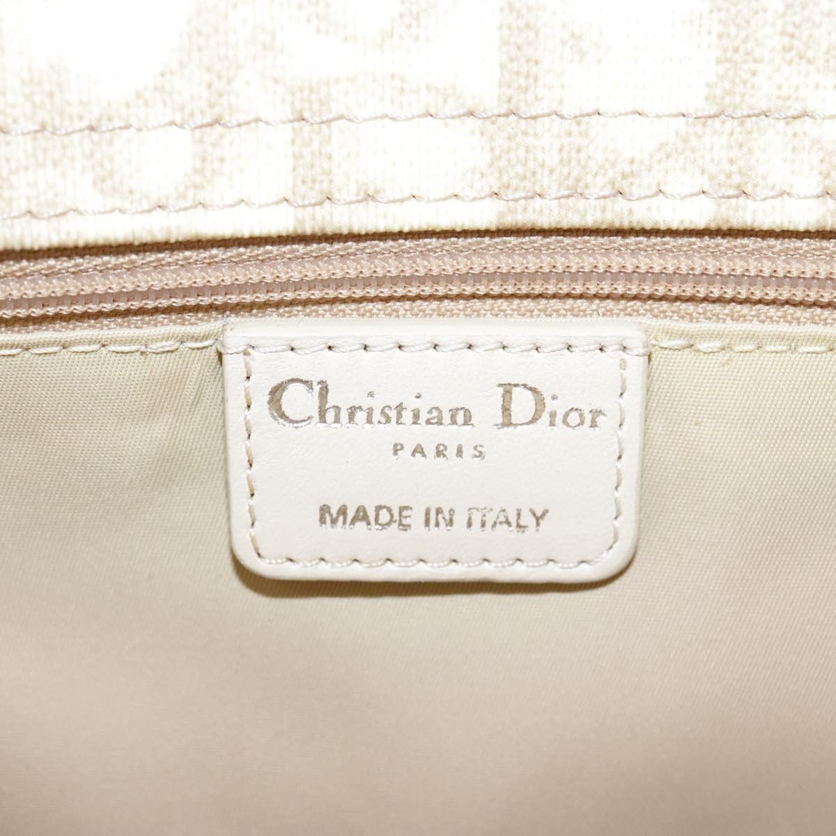Dior Romantique Beige Canvas Shoulder Bag (Pre-Owned) Size ONE SIZE - 18 Thumbnail