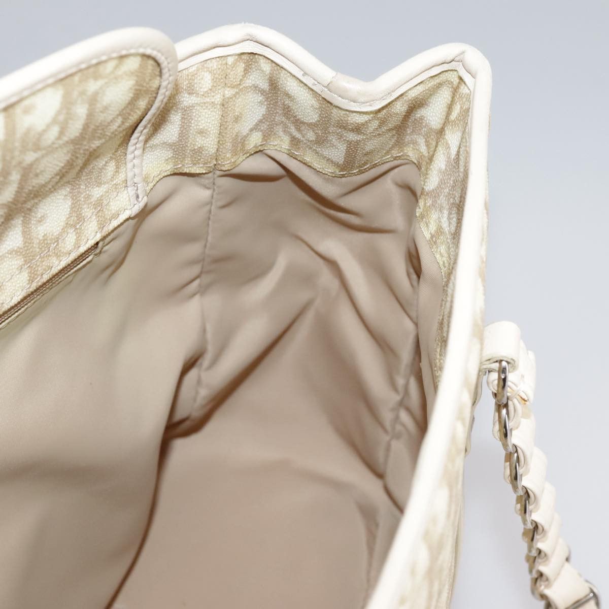Dior Romantique Beige Canvas Shoulder Bag (Pre-Owned) Size ONE SIZE - 20 Thumbnail