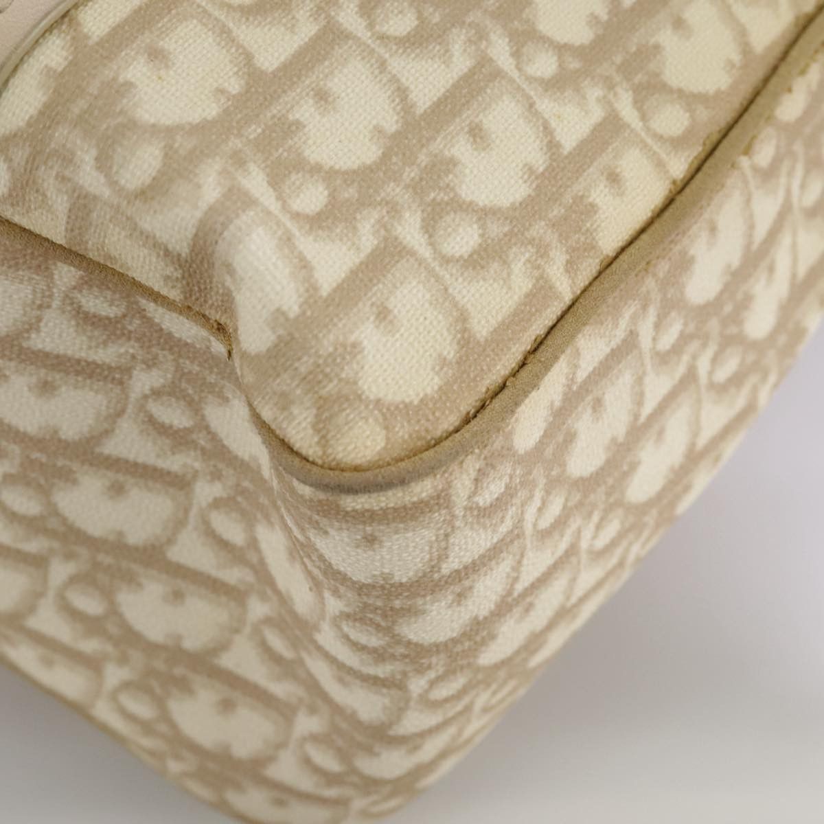 Dior Romantique Beige Canvas Shoulder Bag (Pre-Owned) Size ONE SIZE - 9 Thumbnail