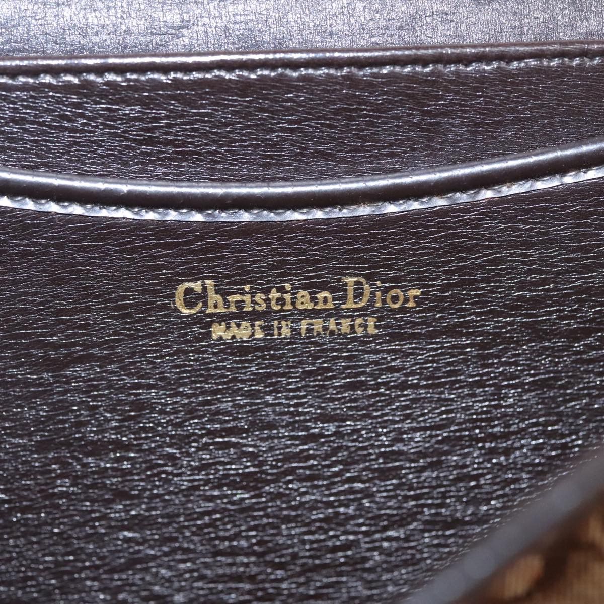 Dior Trotter Brown Canvas Shoulder Bag (Pre-Owned) Size ONE SIZE - 14 Thumbnail