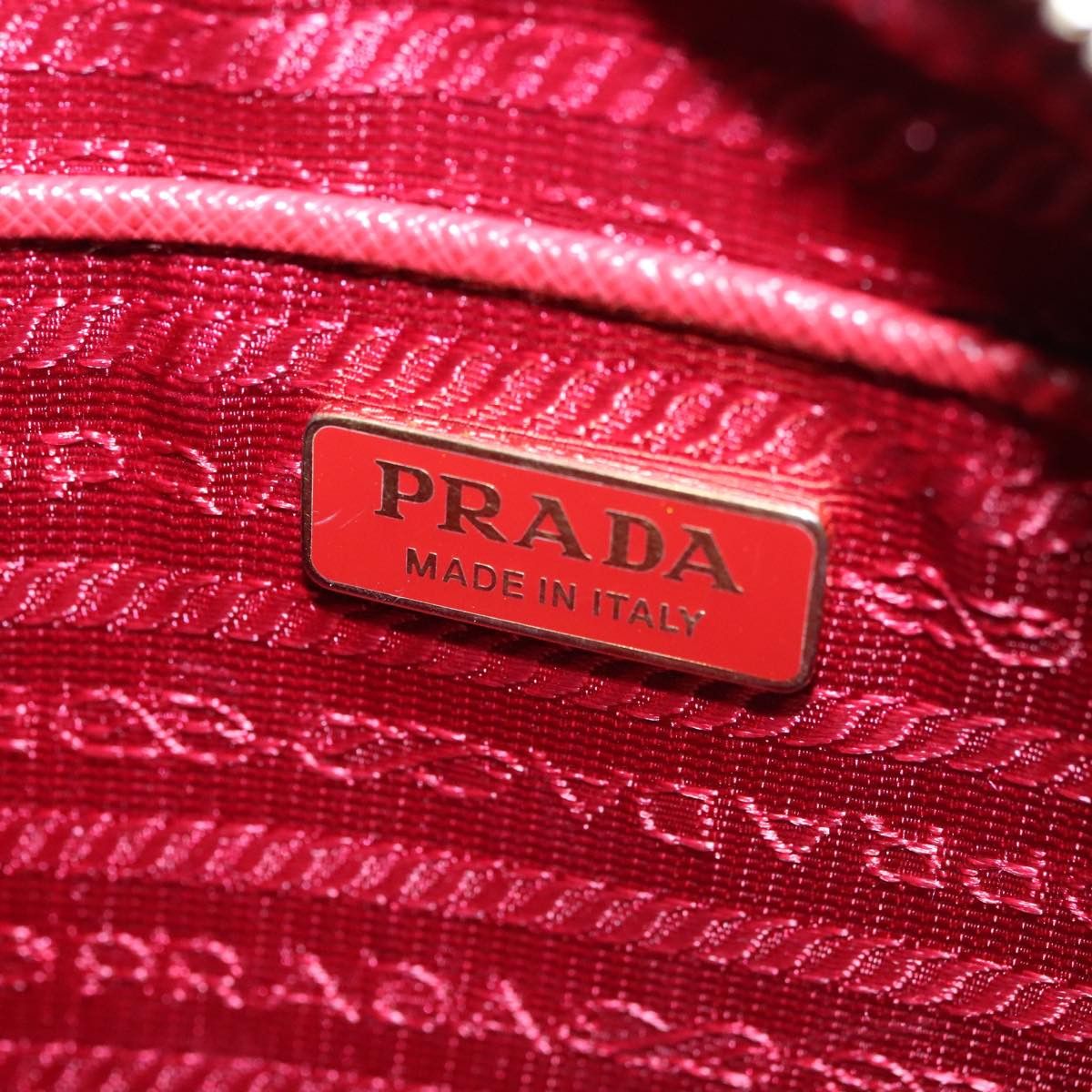 Prada Saffiano Red Leather Shoulder Bag (Pre-Owned) Size ONE SIZE - 15 Thumbnail