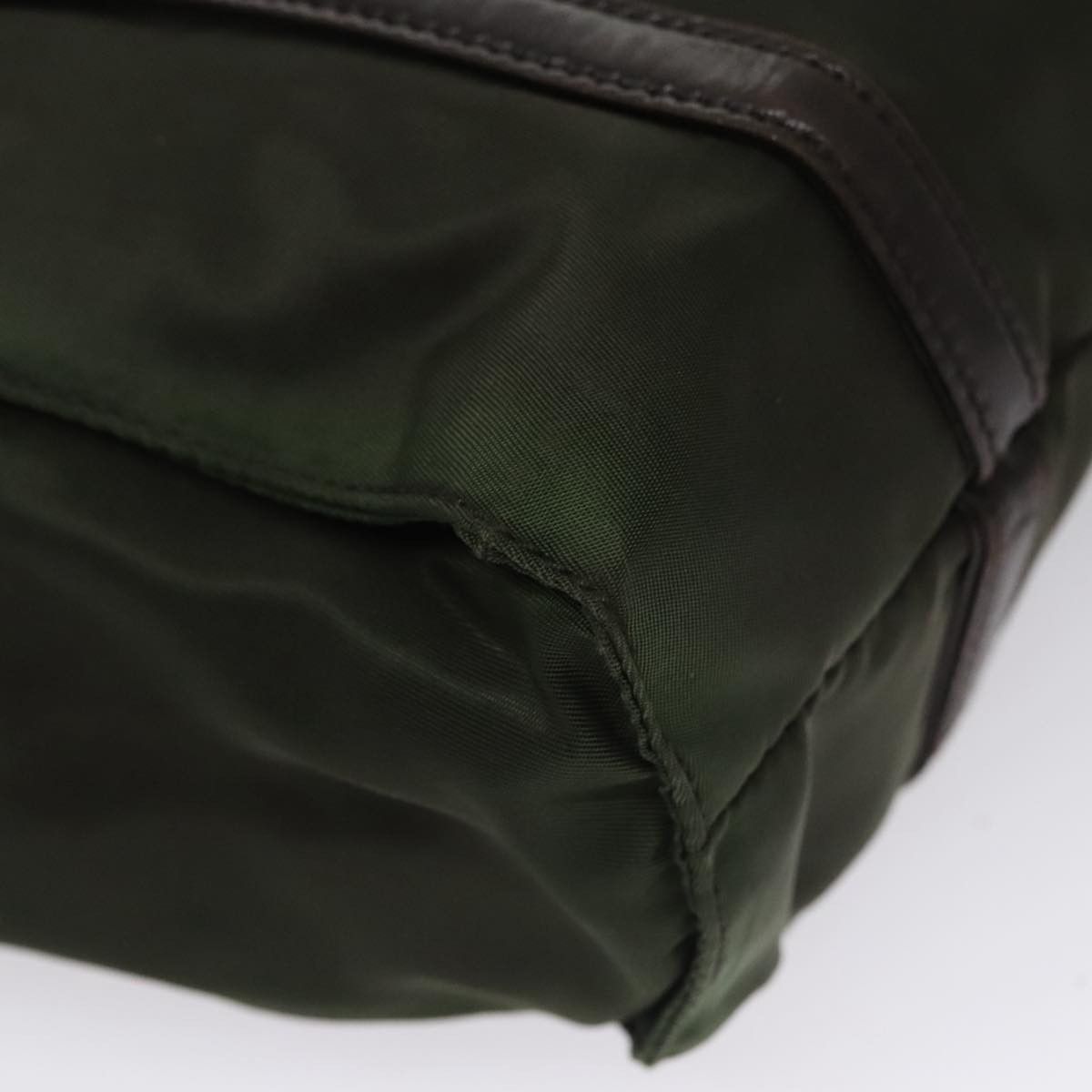 Prada Tessuto Khaki Synthetic Tote Bag (Pre-Owned) Size ONE SIZE - 19 Thumbnail