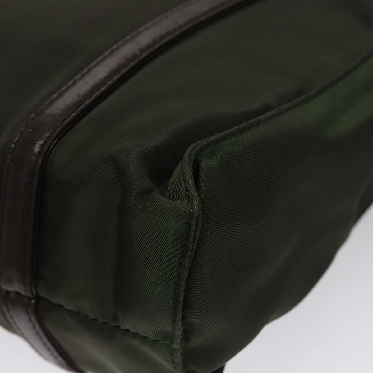Prada Tessuto Khaki Synthetic Tote Bag (Pre-Owned) Size ONE SIZE - 20 Thumbnail
