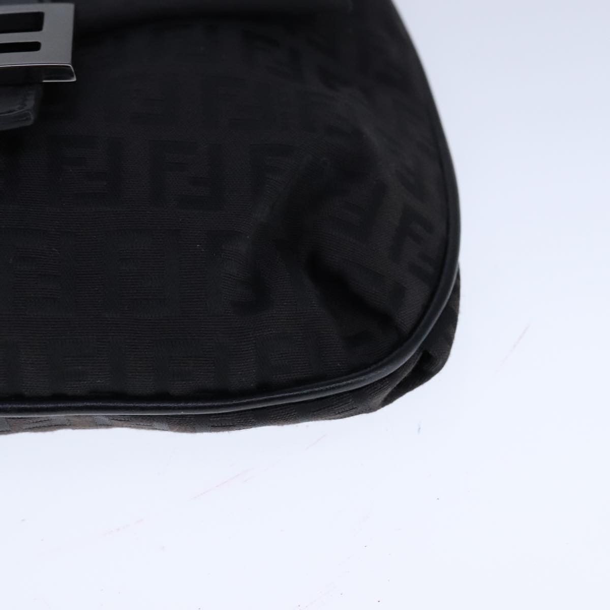 Fendi Mamma Baguette Black Canvas Shoulder Bag (Pre-Owned) Size ONE SIZE - 6 Thumbnail