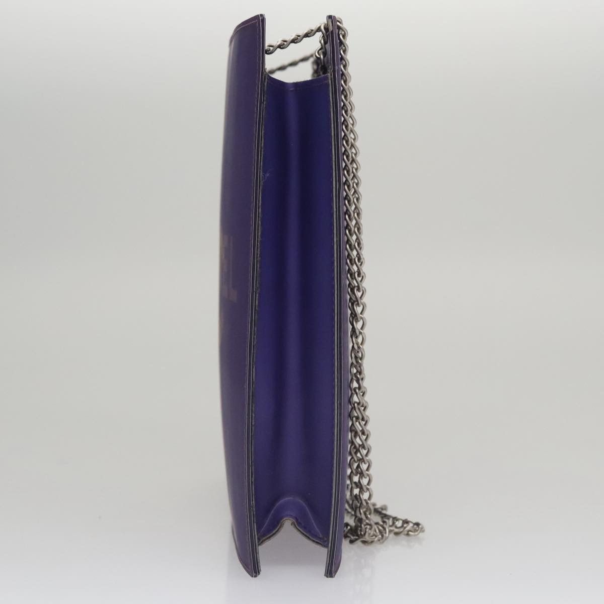 Chanel Coco Mark Purple Vinyl Tote Bag (Pre-Owned) Size ONE SIZE - 4 Thumbnail