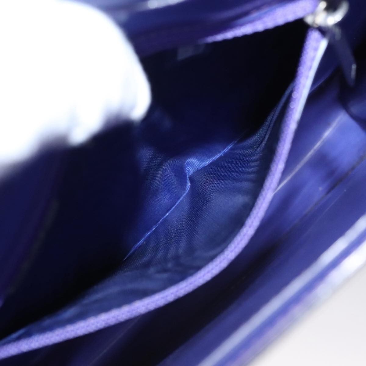 Chanel Coco Mark Purple Vinyl Tote Bag (Pre-Owned) Size ONE SIZE - 13 Thumbnail