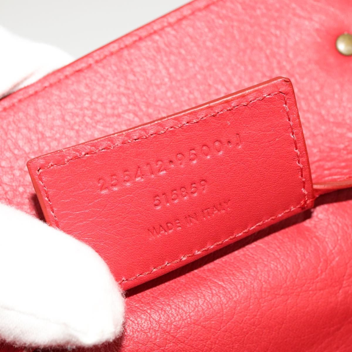 Balenciaga Papier Red Leather Tote Bag (Pre-Owned) Size ONE SIZE - 12 Thumbnail