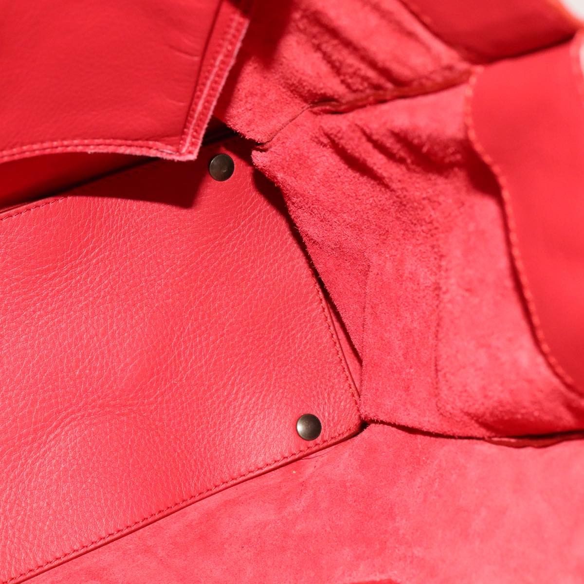 Balenciaga Papier Red Leather Tote Bag (Pre-Owned) Size ONE SIZE - 18 Thumbnail