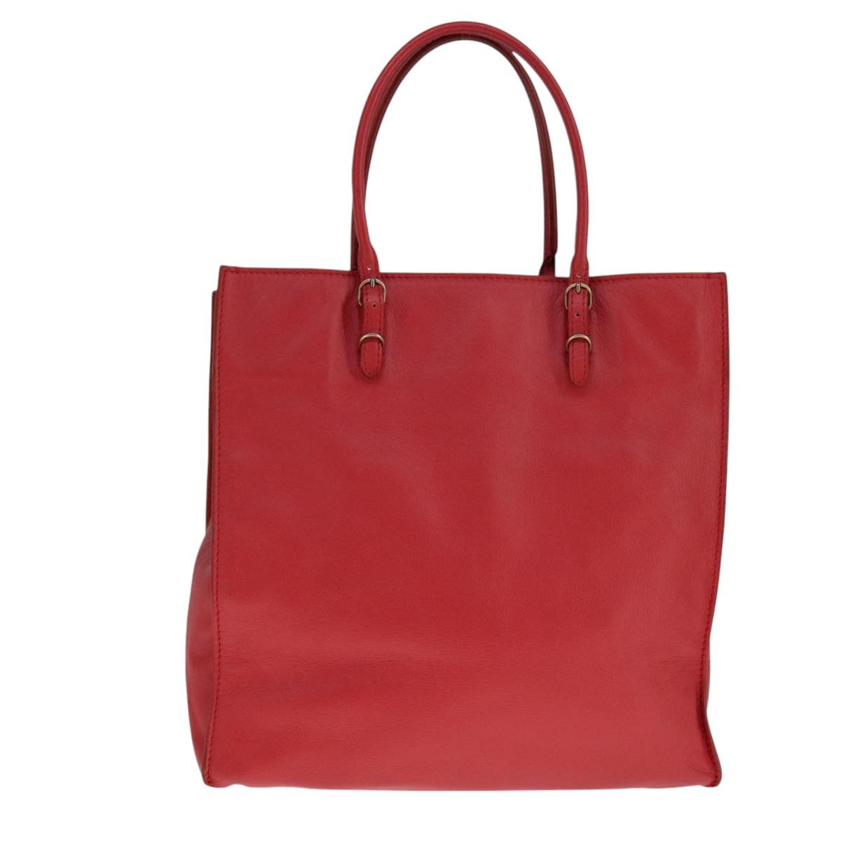Balenciaga Papier Red Leather Tote Bag (Pre-Owned) Size ONE SIZE - 2 Thumbnail
