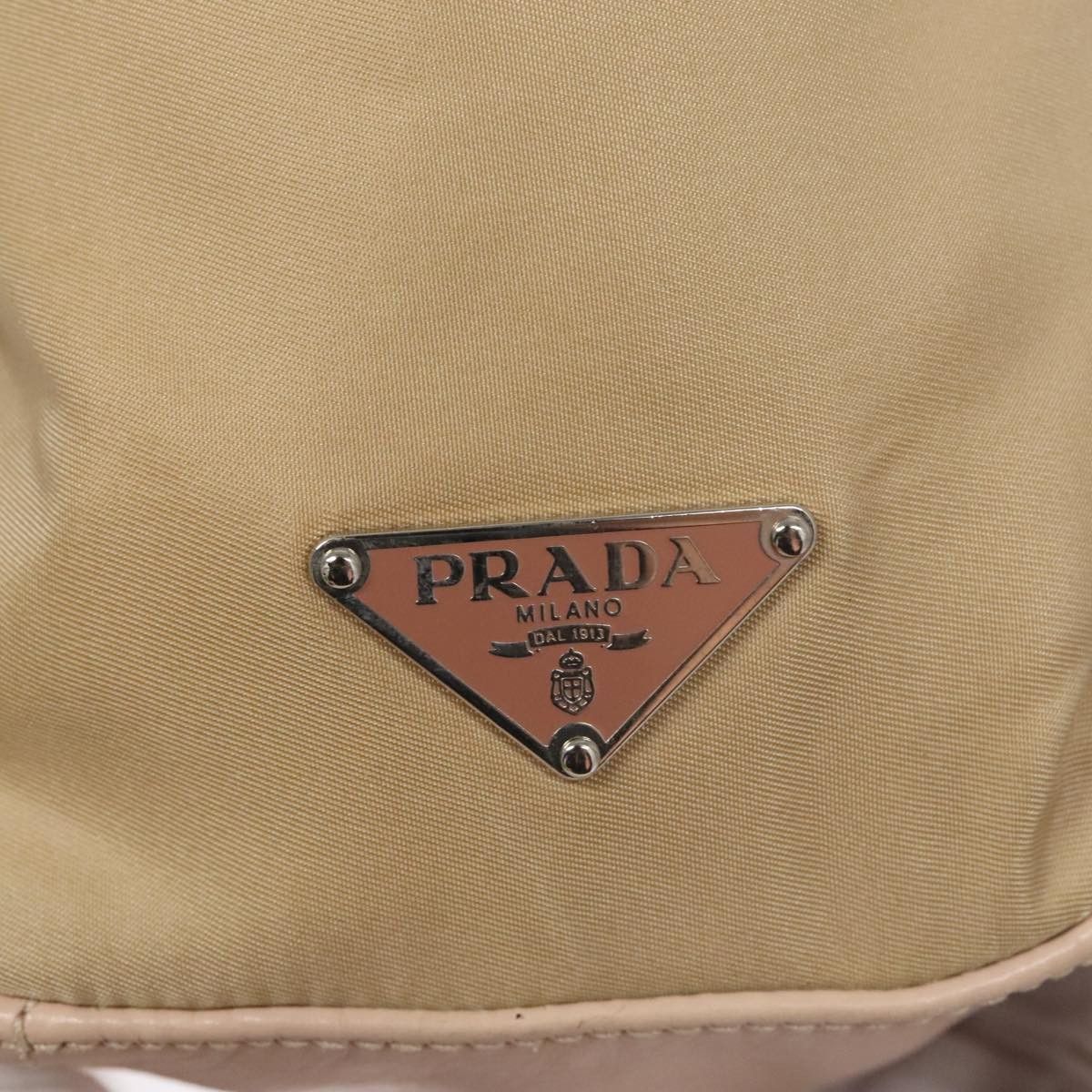 Prada Beige Synthetic Shoulder Bag (Pre-Owned) Size ONE SIZE - 14 Thumbnail