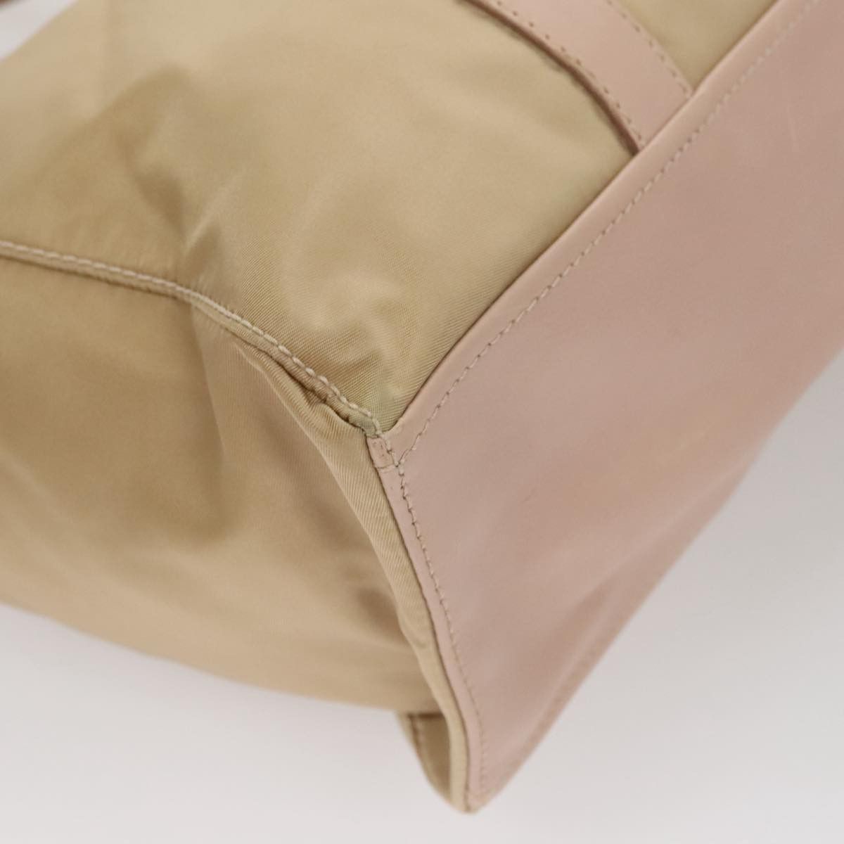 Prada Beige Synthetic Shoulder Bag (Pre-Owned) Size ONE SIZE - 11 Thumbnail