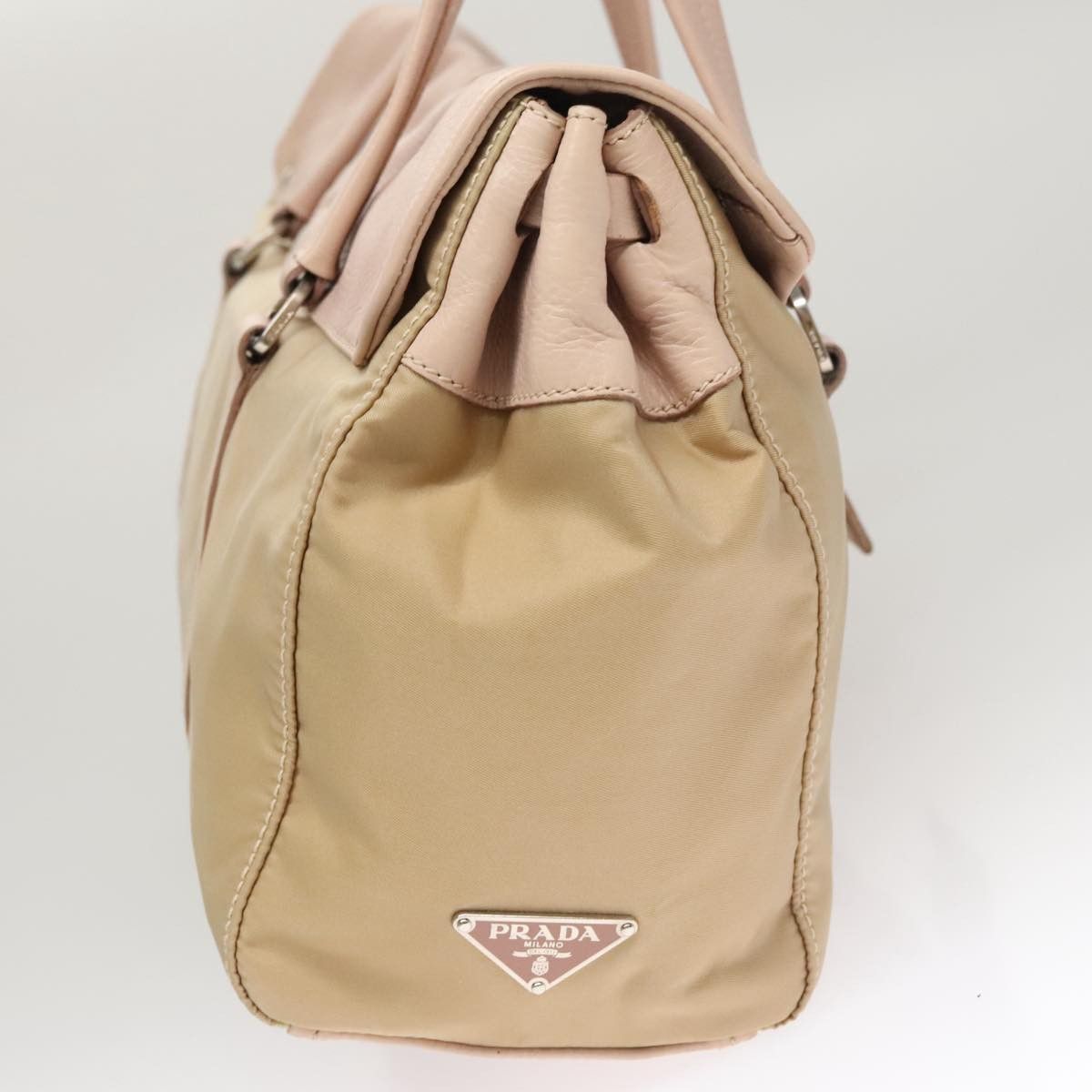 Prada Beige Synthetic Shoulder Bag (Pre-Owned) Size ONE SIZE - 4 Thumbnail