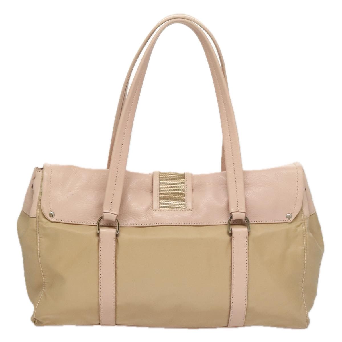 Prada Beige Synthetic Shoulder Bag (Pre-Owned) Size ONE SIZE - 2 Thumbnail