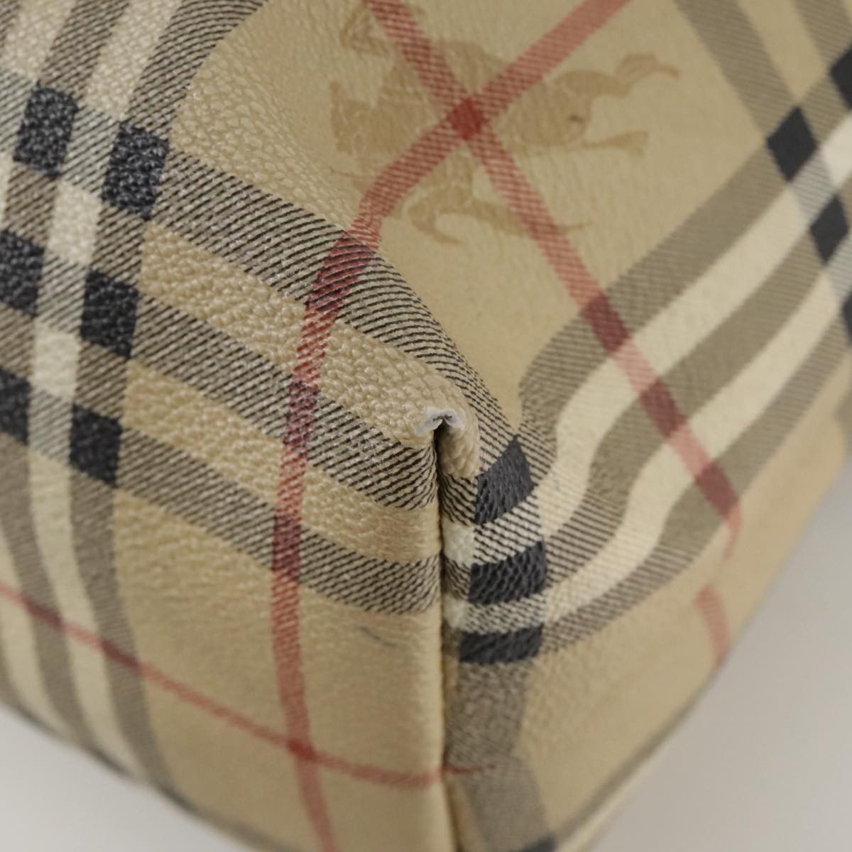 Burberry Nova Check Beige Canvas Tote Bag (Pre-Owned) Size ONE SIZE - 8 Thumbnail