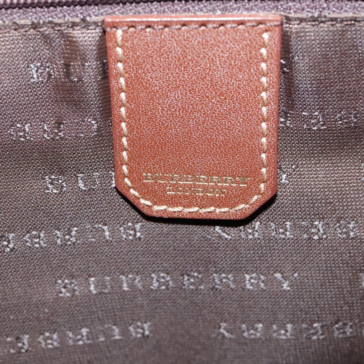 Burberry Nova Check Beige Canvas Tote Bag (Pre-Owned) Size ONE SIZE - 14 Thumbnail