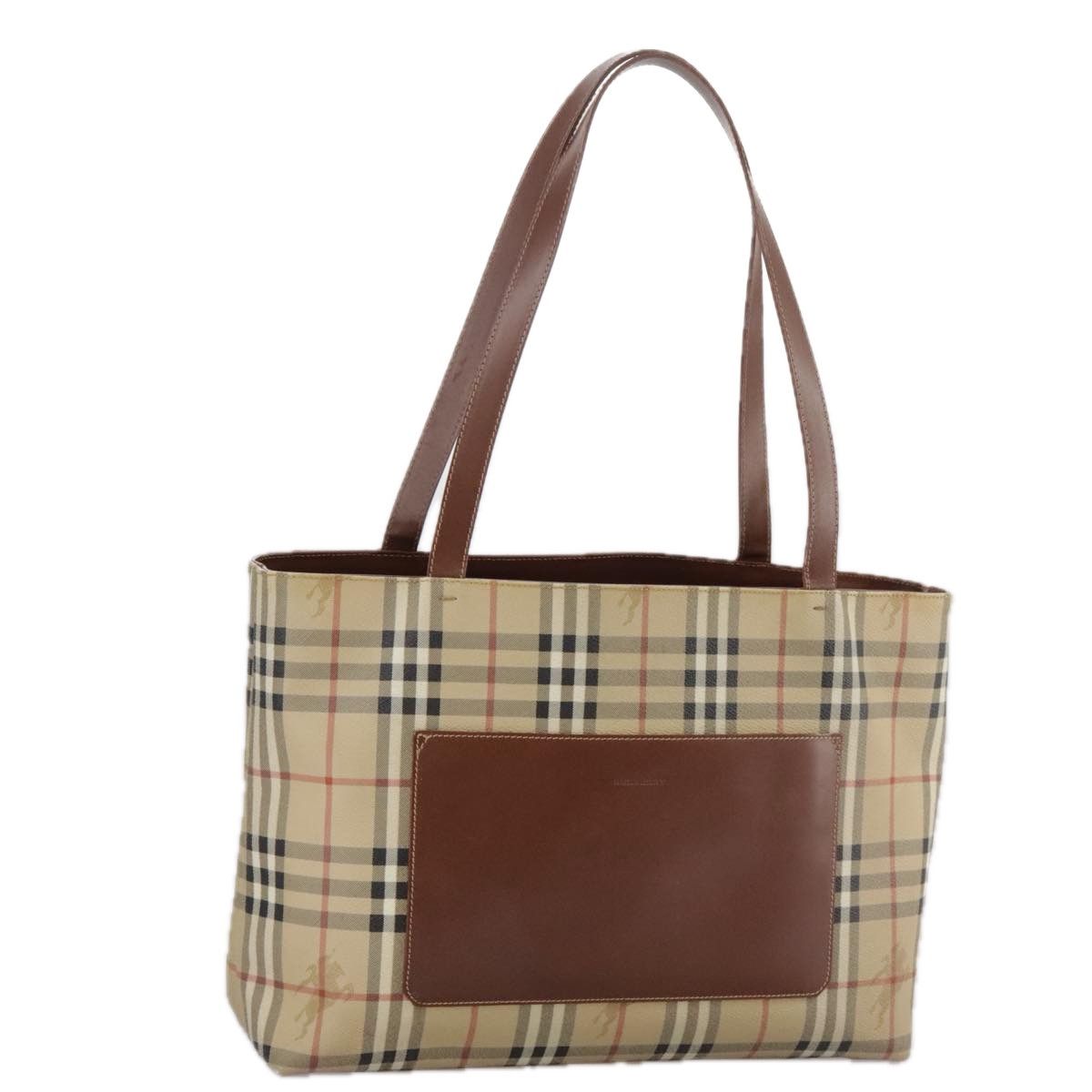 Burberry Nova Check Beige Canvas Tote Bag (Pre-Owned) Size ONE SIZE - 17 Thumbnail