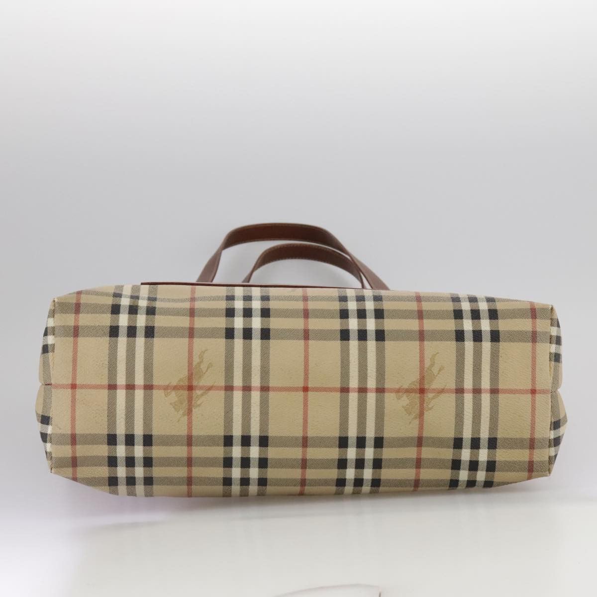Burberry Nova Check Beige Canvas Tote Bag (Pre-Owned) Size ONE SIZE - 18 Thumbnail