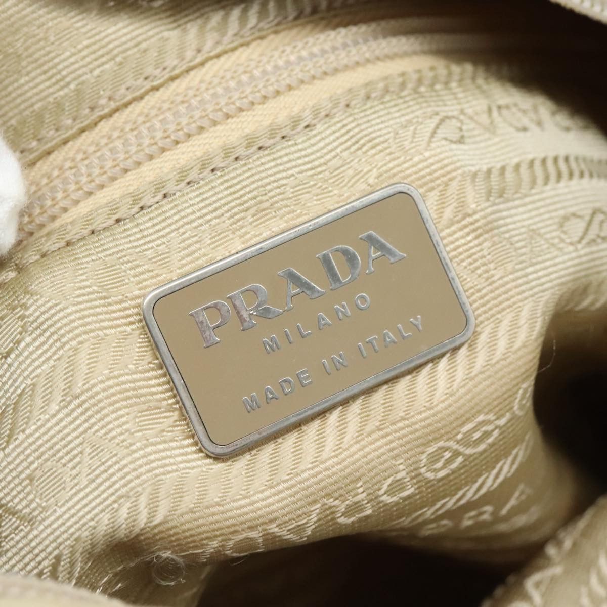 Prada Re-Nylon Beige Synthetic Tote Bag (Pre-Owned) Size ONE SIZE - 17 Thumbnail
