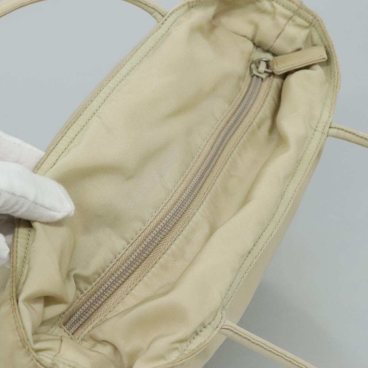 Prada Re-Nylon Beige Synthetic Tote Bag (Pre-Owned) Size ONE SIZE - 13 Thumbnail
