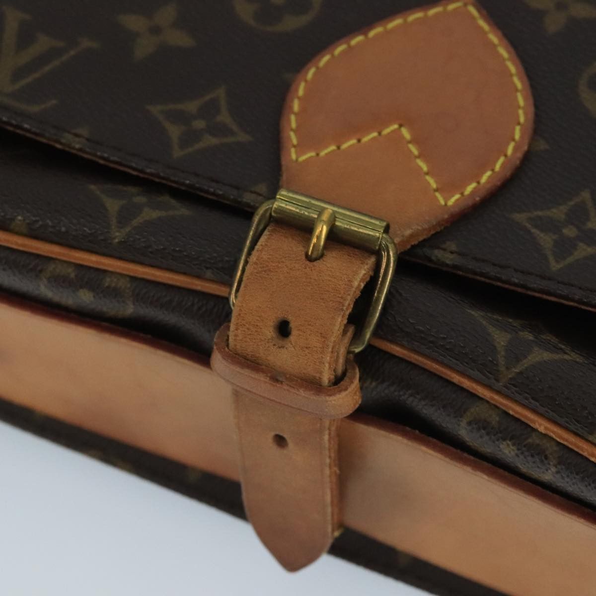 Louis Vuitton Cartouchiere Brown Canvas Shoulder Bag (Pre-Owned) Size ONE SIZE - 13 Thumbnail