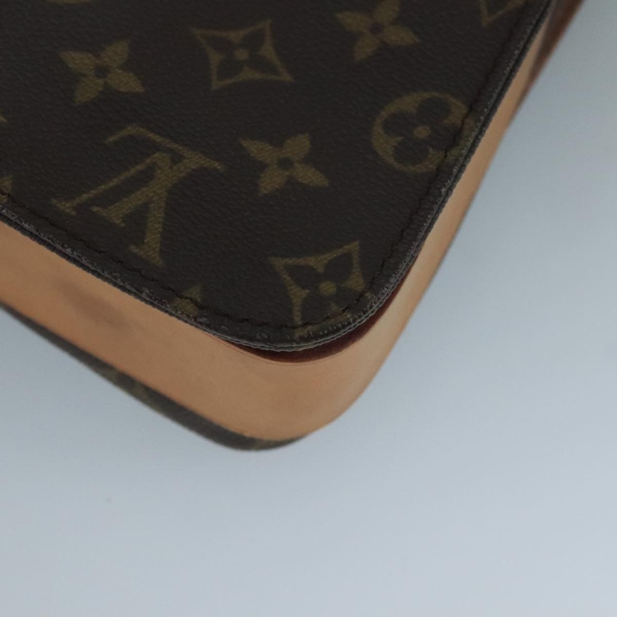 Louis Vuitton Cartouchiere Brown Canvas Shoulder Bag (Pre-Owned) Size ONE SIZE - 9 Thumbnail
