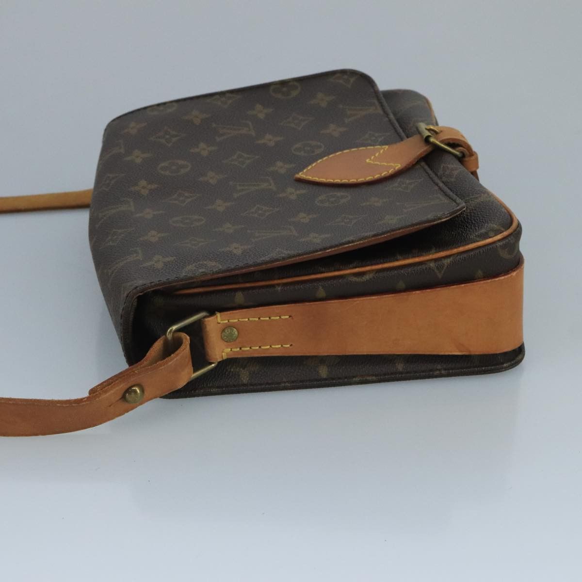 Louis Vuitton Cartouchiere Brown Canvas Shoulder Bag (Pre-Owned) Size ONE SIZE - 3 Thumbnail