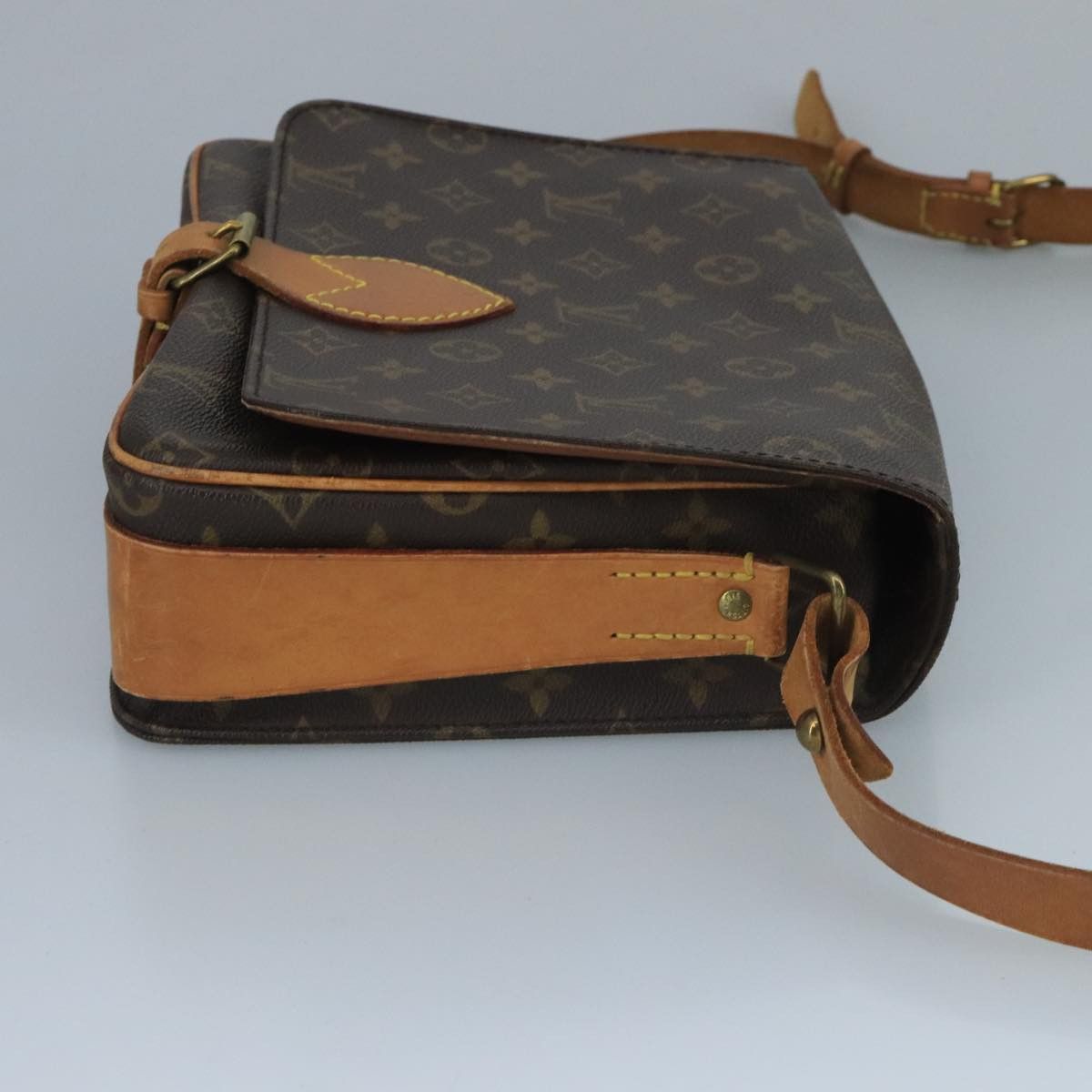 Louis Vuitton Cartouchiere Brown Canvas Shoulder Bag (Pre-Owned) Size ONE SIZE - 4 Thumbnail