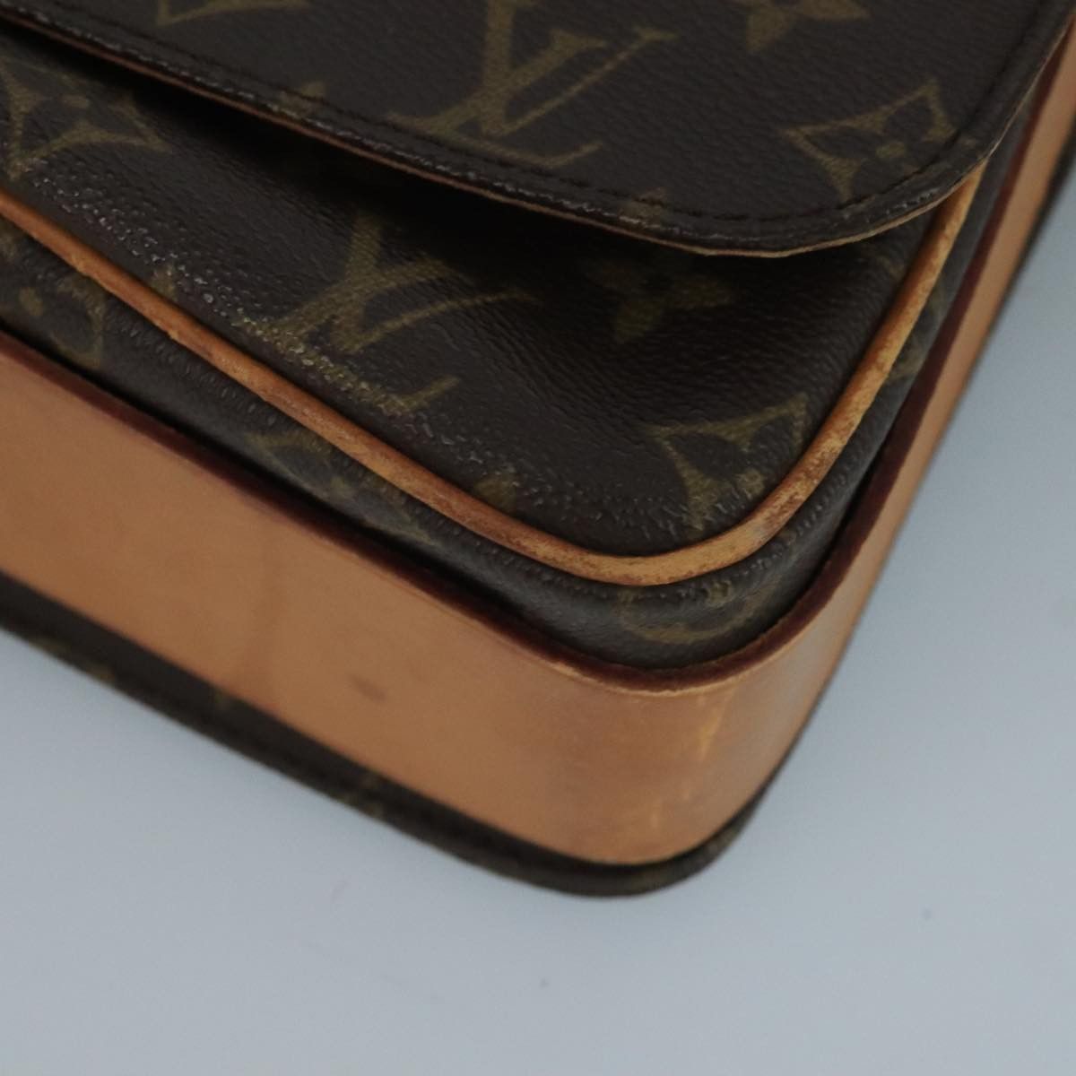 Louis Vuitton Cartouchiere Brown Canvas Shoulder Bag (Pre-Owned) Size ONE SIZE - 7 Thumbnail