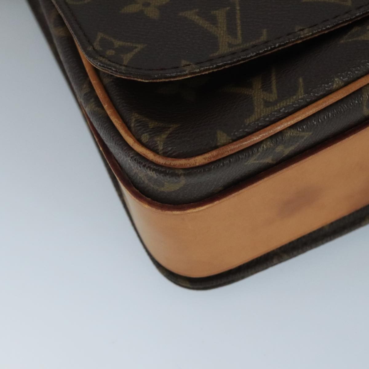 Louis Vuitton Cartouchiere Brown Canvas Shoulder Bag (Pre-Owned) Size ONE SIZE - 8 Thumbnail