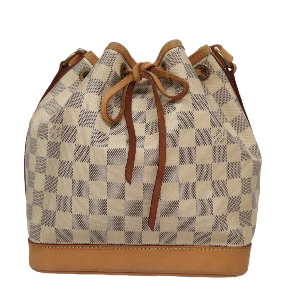 Louis Vuitton Noé White Canvas Shoulder Bag (Pre-Owned) Size ONE SIZE - 15 Thumbnail