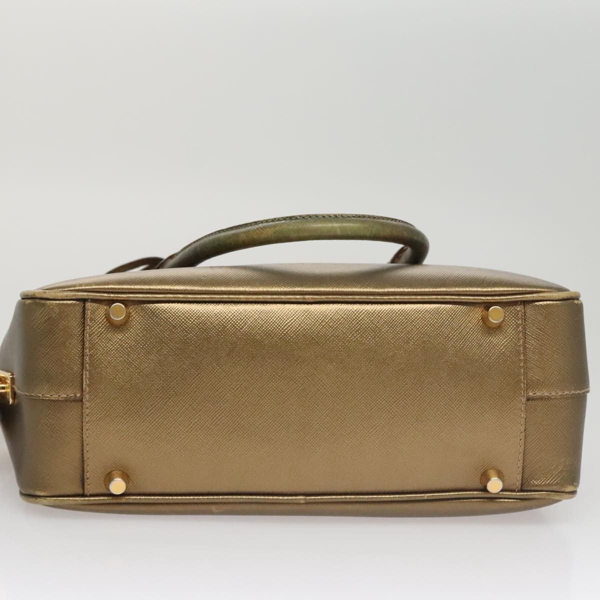 Prada Bauletto Gold Leather Handbag (Pre-Owned) Size ONE SIZE - 19 Thumbnail