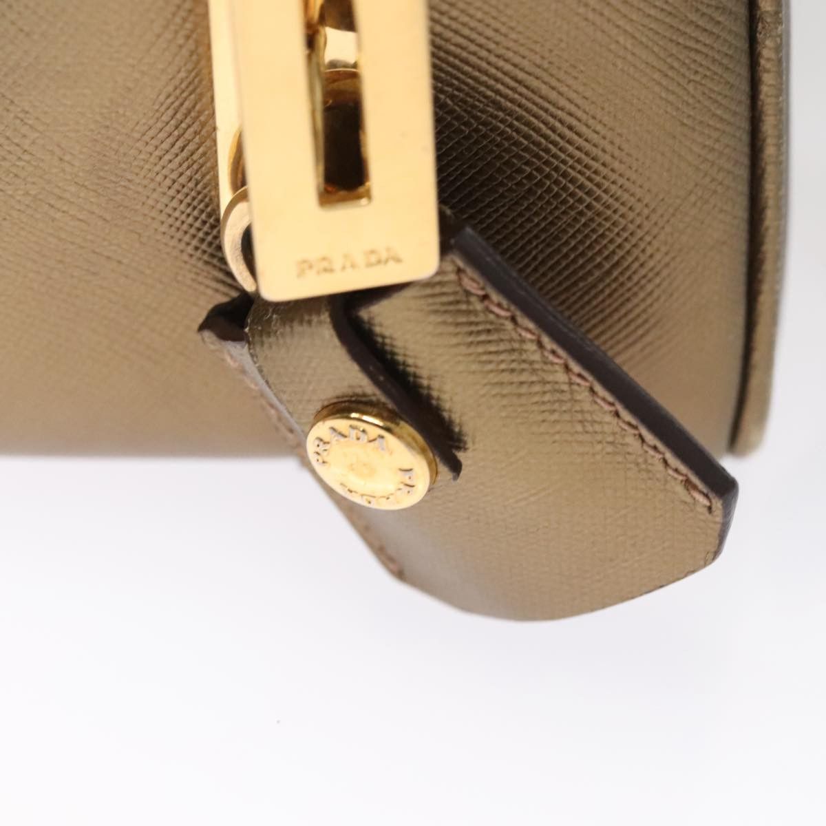 Prada Bauletto Gold Leather Handbag (Pre-Owned) Size ONE SIZE - 20 Thumbnail