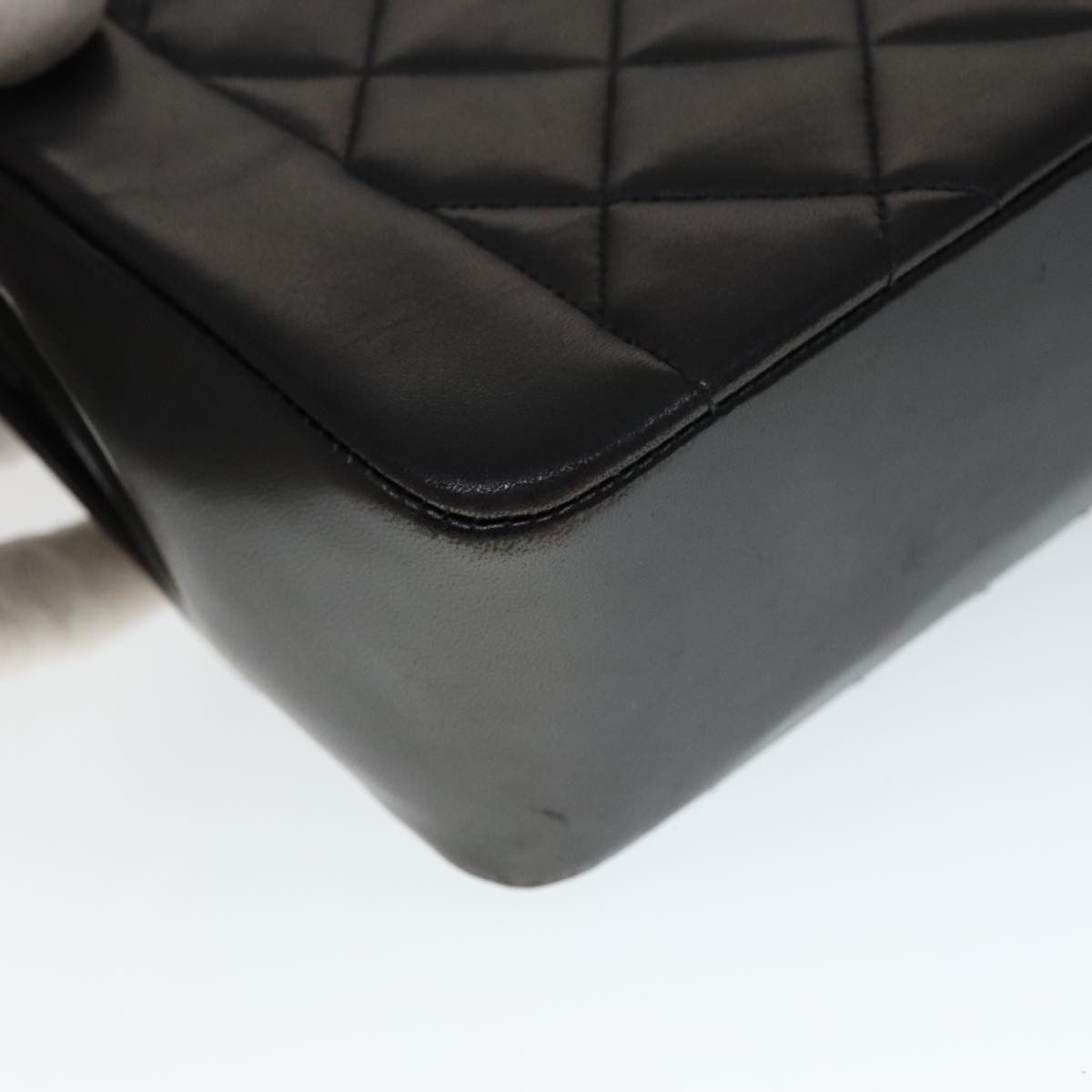 Chanel Diana Black Leather Shoulder Bag (Pre-Owned) Size ONE SIZE - 10 Thumbnail