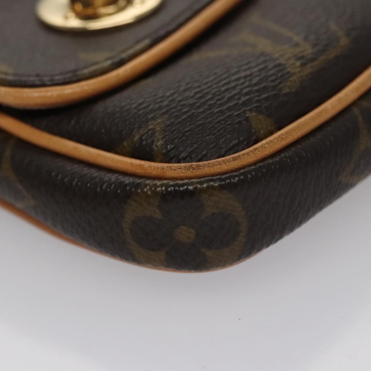 Louis Vuitton Tulum Brown Canvas Clutch Bag (Pre-Owned) Size ONE SIZE - 5 Thumbnail