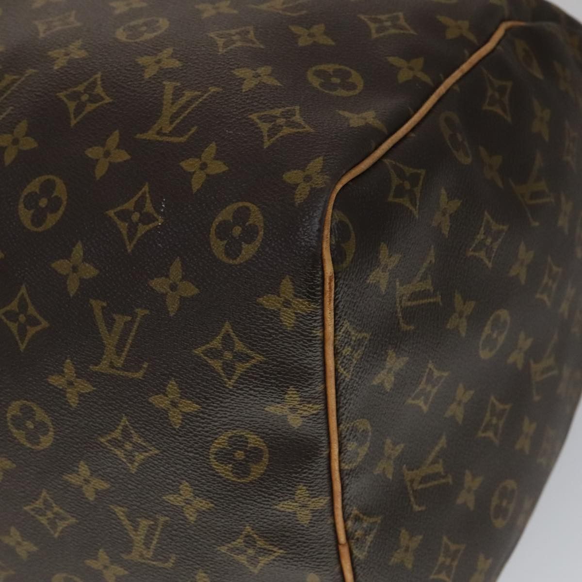 Louis Vuitton Keepall 60 Brown Canvas Travel Bag (Pre-Owned) Size ONE SIZE - 8 Thumbnail