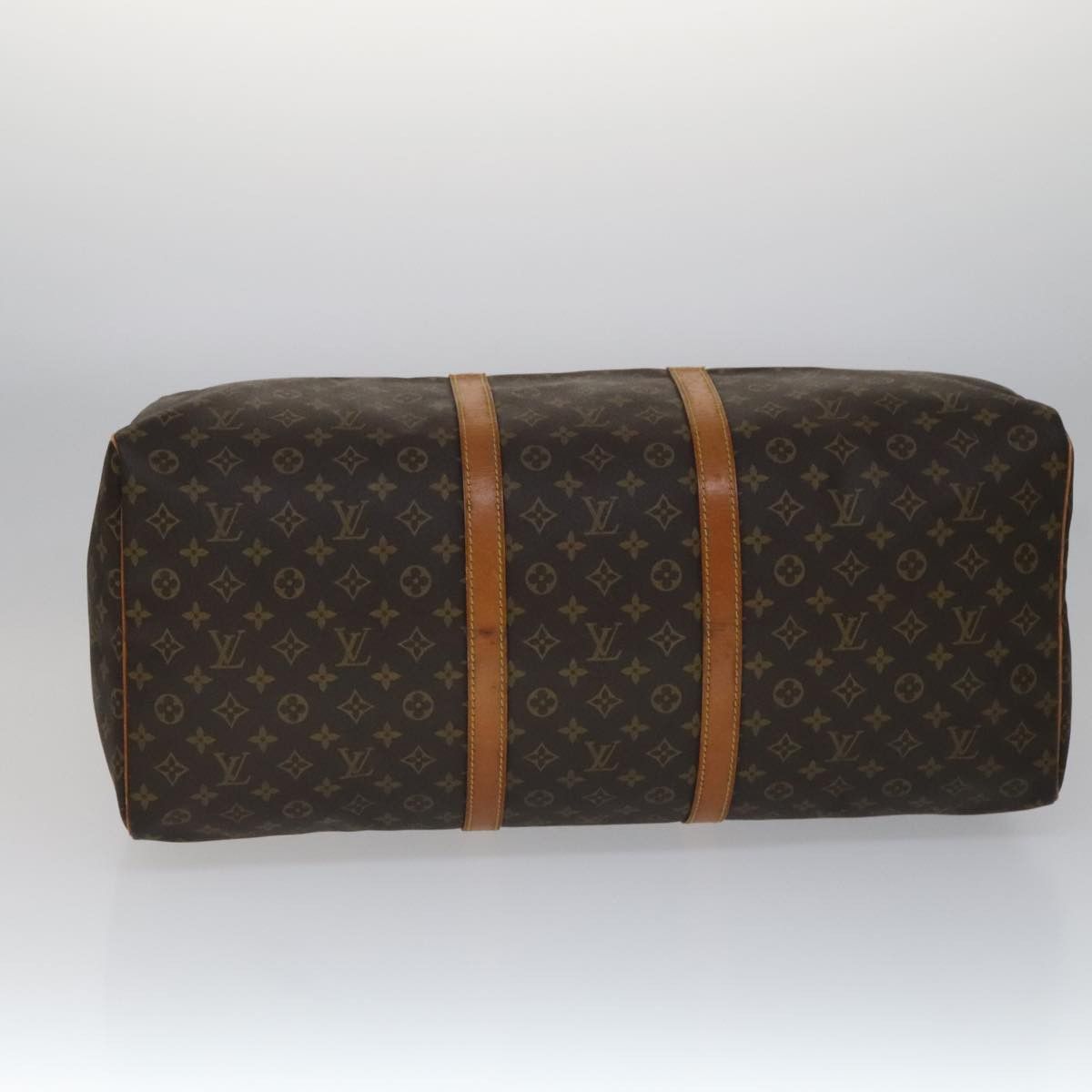 Louis Vuitton Keepall 60 Brown Canvas Travel Bag (Pre-Owned) Size ONE SIZE - 7 Thumbnail