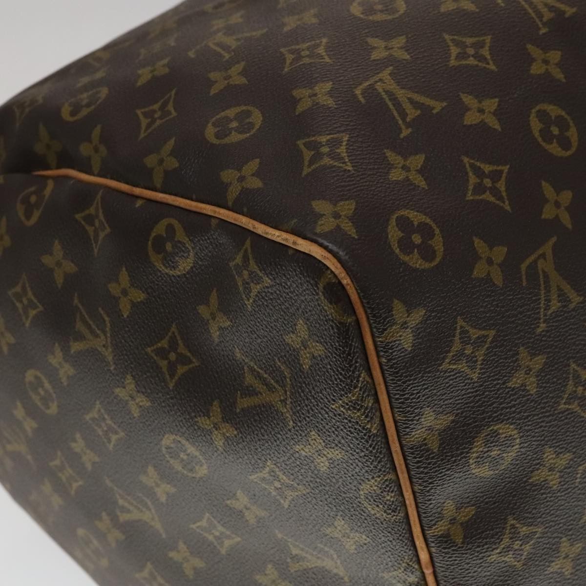 Louis Vuitton Keepall 60 Brown Canvas Travel Bag (Pre-Owned) Size ONE SIZE - 11 Thumbnail