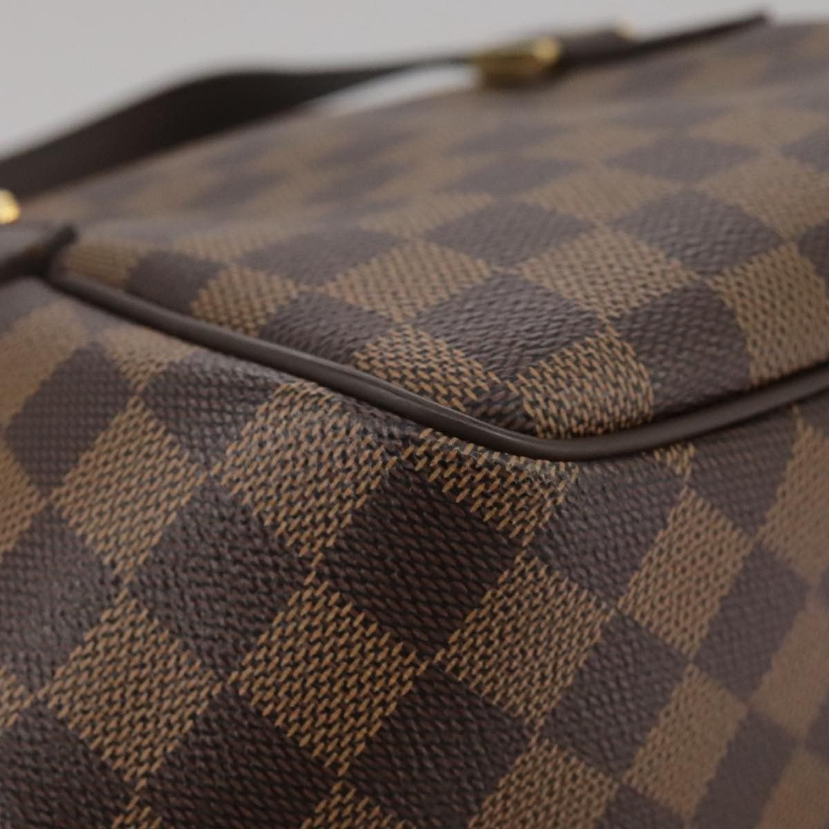Louis Vuitton Belem Pm Brown Canvas Handbag (Pre-Owned) Size ONE SIZE - 18 Thumbnail