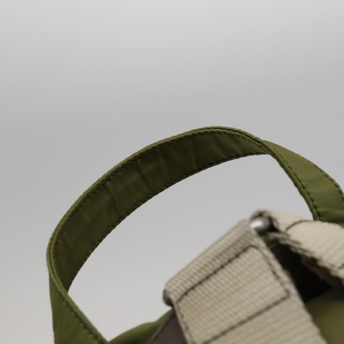 Prada Tessuto Khaki Synthetic Backpack Bag (Pre-Owned) Size ONE SIZE - 15 Thumbnail