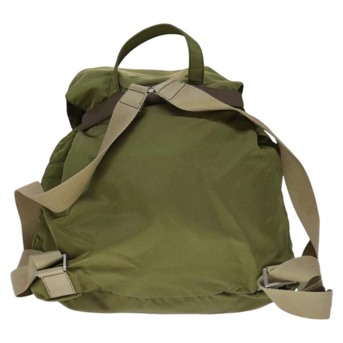 Prada Tessuto Khaki Synthetic Backpack Bag (Pre-Owned) Size ONE SIZE - 2 Thumbnail